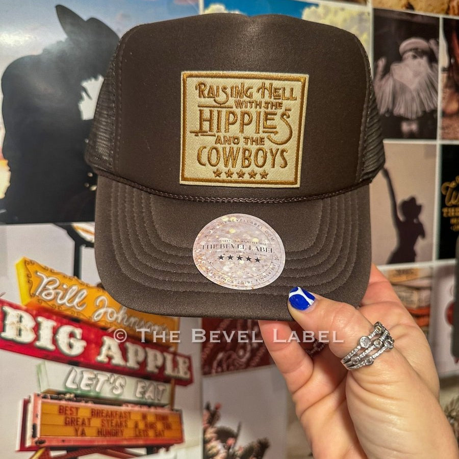 Hippys and Cowboys Trucker Hat | trucker hat | Hippys and Cowboys Trucker Hat